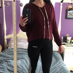 Lightweight Burgundy Pullover